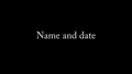 Engraving Option Name and Date: