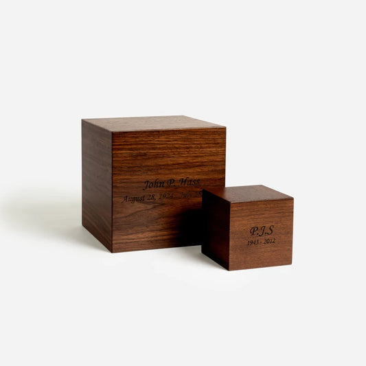 Small Walnut Keepsake Urn